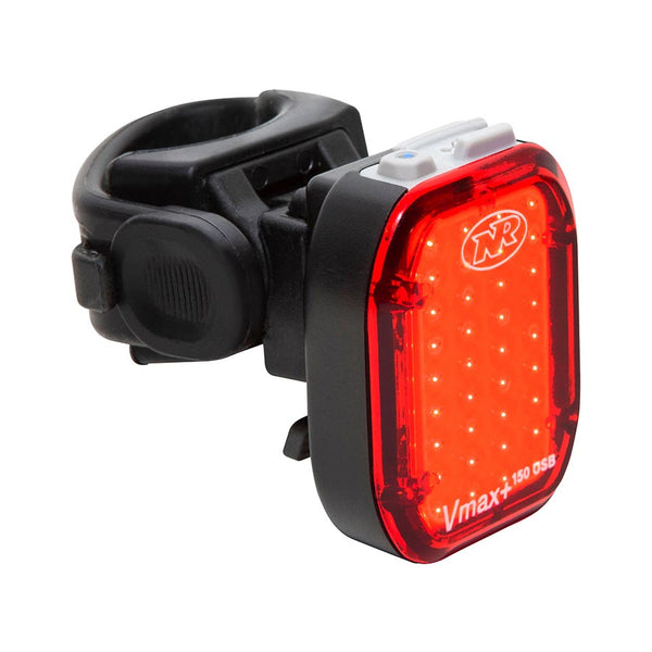 NiteRider Vmax+ 150 Taillight - 150 Lumens Seatpost Clothing Clip Mount BLK