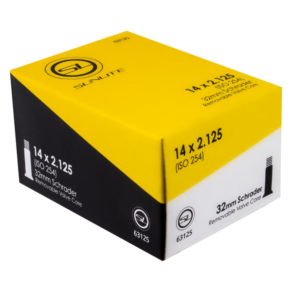 Sunlite Standard Schrader Valve 14x2.125 SV 32mm 0d Smooth Removable 51mm 0.9mm