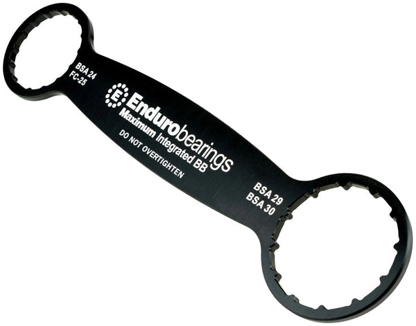 Enduro BBT-036 Flat Wrench Bottom Bracket Tool - 46mm x 12-spline 41 mm x 16-spline Interfaces For Maxhit BSA-24 FC-25 29 30