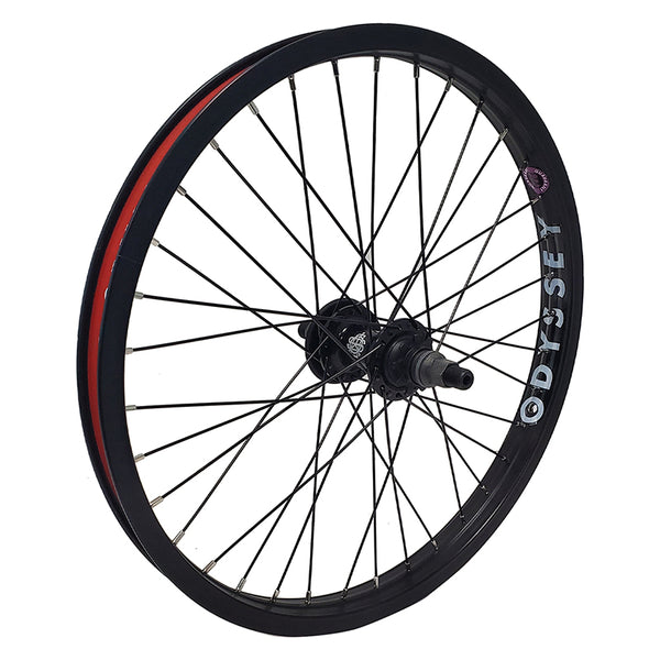 Odyssey Quadrant Rear Wheel - 20" 14 x 110mm Rim Brake Cassette Black