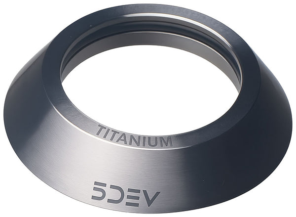 5DEV Titanium Headset Top Cover - 1-1/8" Raw Ti