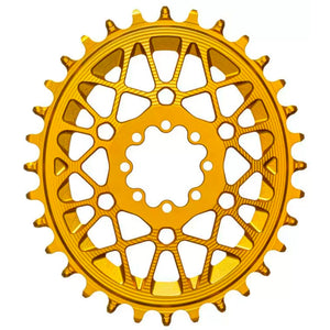absoluteBLACK Oval SRAM T-Type DM 8-Hole Boost Chainring 30TGld