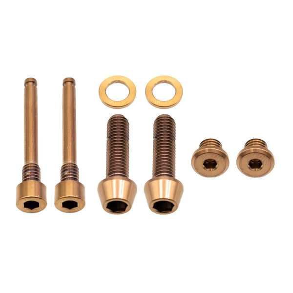 Better Bolts Shimano Brake Ti Bolt Kit XTR9120/9100/9200 Copper