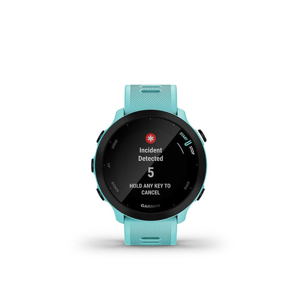 Garmin Forerunner 55 Watch Watch Color: Aqua Wristband: Aqua - Silicone