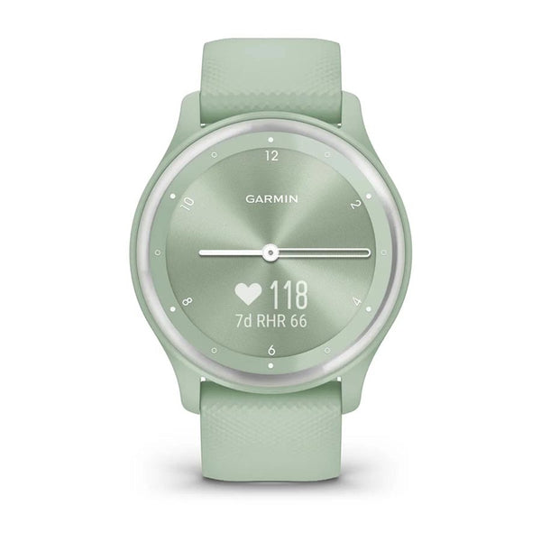 Garmin vivomove Sport Watch Watch Color: Cool Mint Wristband: Cool Mint - Silicone