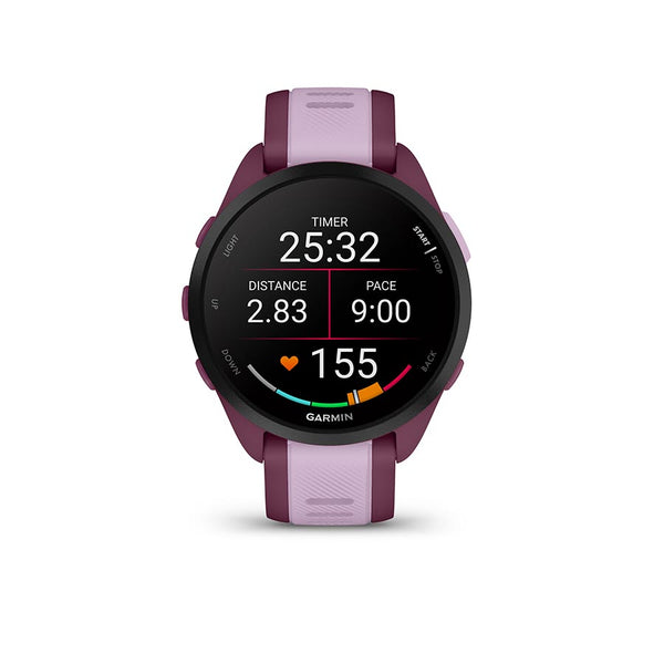 Garmin Forerunner 165 Music Watch Watch Color: Berry Wristband: Lilac - Silicone