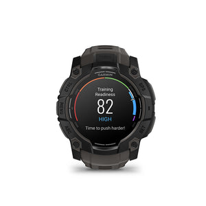Garmin Instinct 3 50mm AMOLED Watch Watch Color: Black Wristband: Charcoal - Silicone