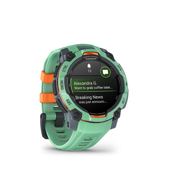 Garmin Instinct 3 45mm AMOLED Watch Watch Color: Neo Tropic Wristband: Neo Tropic - Silicone