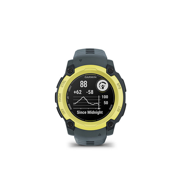 Garmin Instinct E 40mm Watch Watch Color: Electric Lime Wristband: Twilight - Silicone