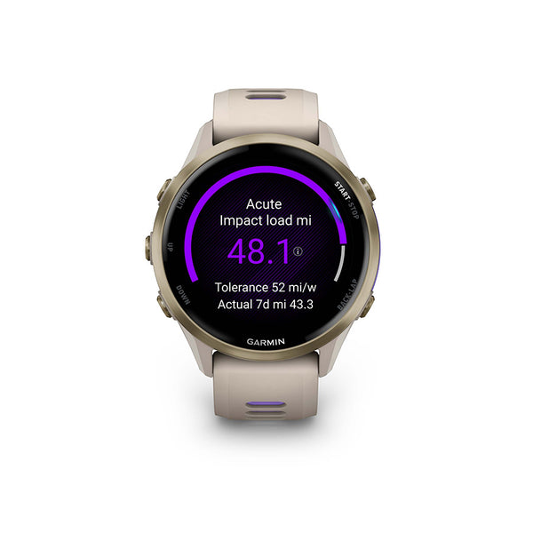 Garmin Forerunner 970 Watch Watch Color: French Grey Wristband: French Grey/Translucent Indigo - Silicone