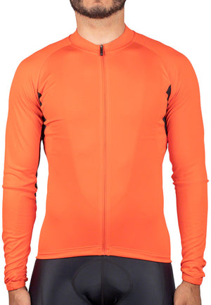 Bellwether Sol-Air UPF Long Sleeve Jersey - Orange Men's X-Large