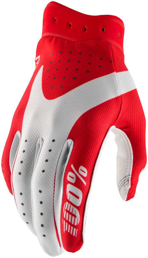 100% Itrack Gloves - Red Medium