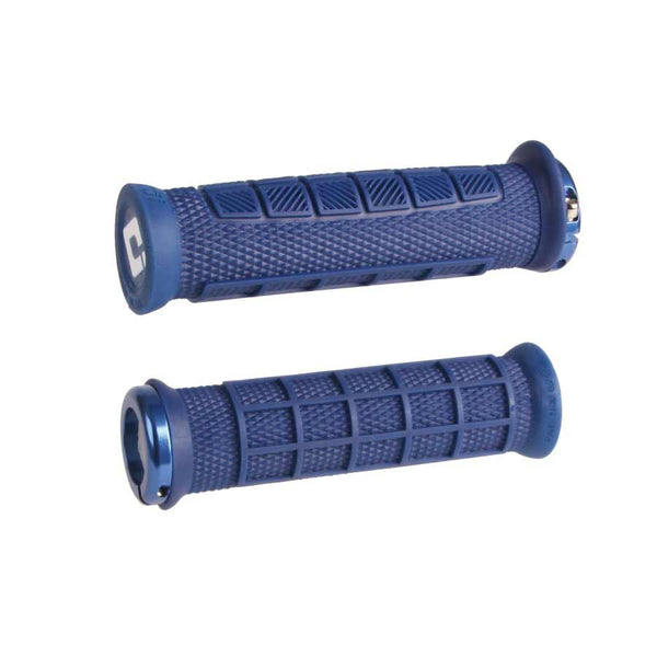 ODI Elite Pro V2.1 Grips - Blue Lock-On