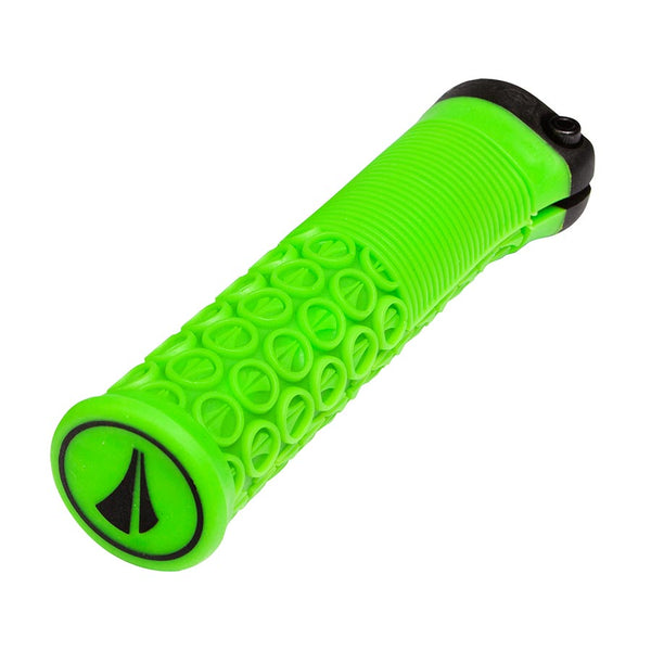 SDG Thrice 31 Lock-On MTB Grips - Neon Green