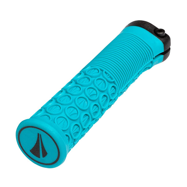 SDG Thrice 33 Lock-On MTB Grips - Turquoise