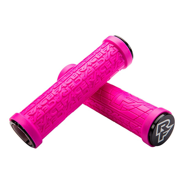 RaceFace Grippler Grips - Magenta Lock-On 30mm