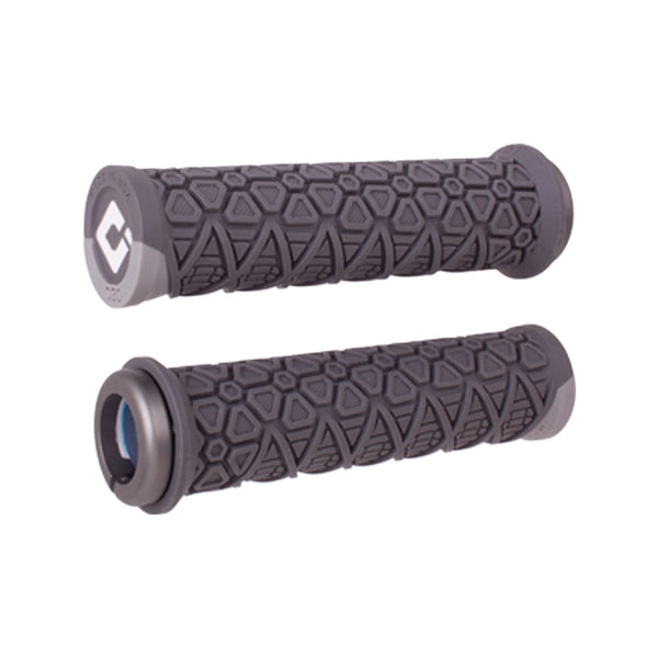 ODI Vanquish Grips - Graphite/Gray Lock-On