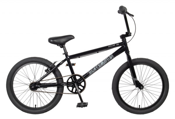 Black ops SpecOp-20 Step-Over 11` Metallic Black 20` Black Anodized 1 Speed Coaster Brake