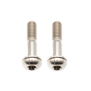 Better Bolts Titanium Flat Mount Bolt Kit 27mm Silver 2/Count