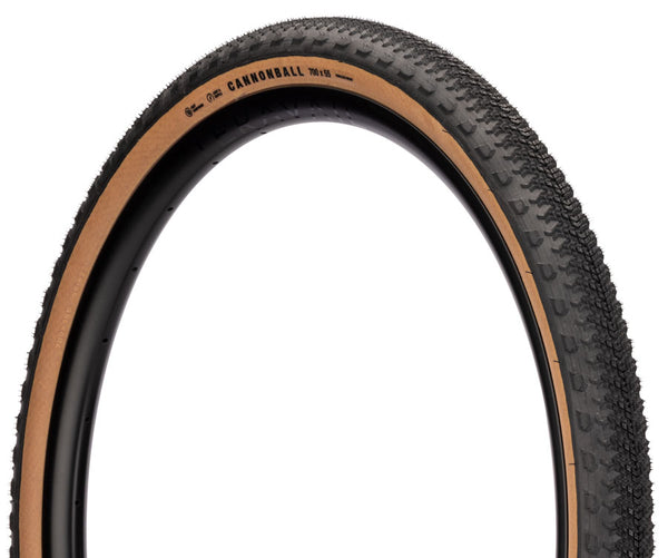 Teravail Cannonball Tire - 700 x 55 Tubeless Folding Tan Durable Fast Compound
