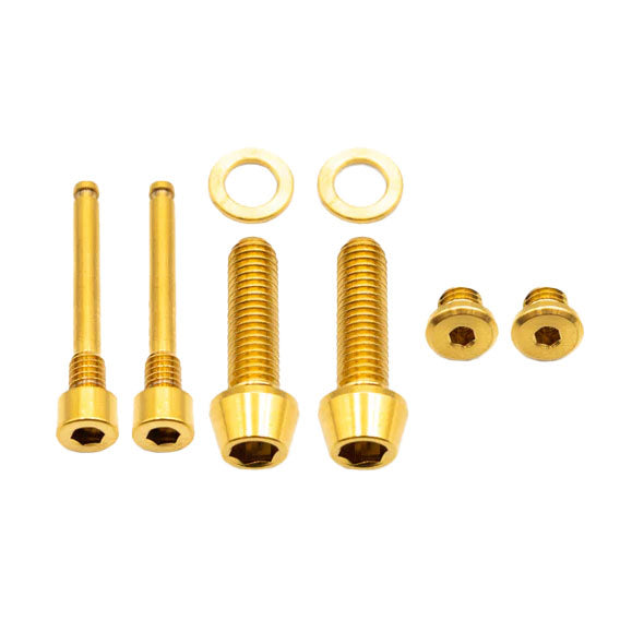 Better Bolts Shimano Brake Ti Bolt Kit SLX/XT/SAINT Gold