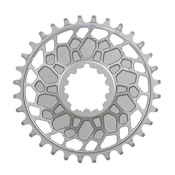 Works Components GEO Chainring SRAM 3-Bolt 30T Boost 3mm Slv