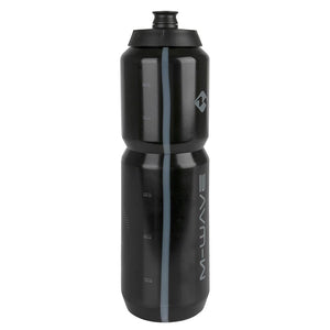 M-Wave PBO 1000 Water Bottle 1000ml / 34oz White on Black