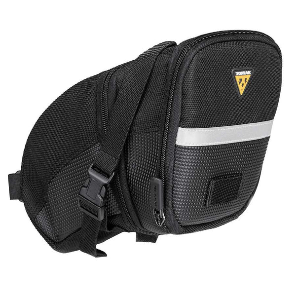 Topeak Aero Wedge Seat Bag - Strap-on Large Black