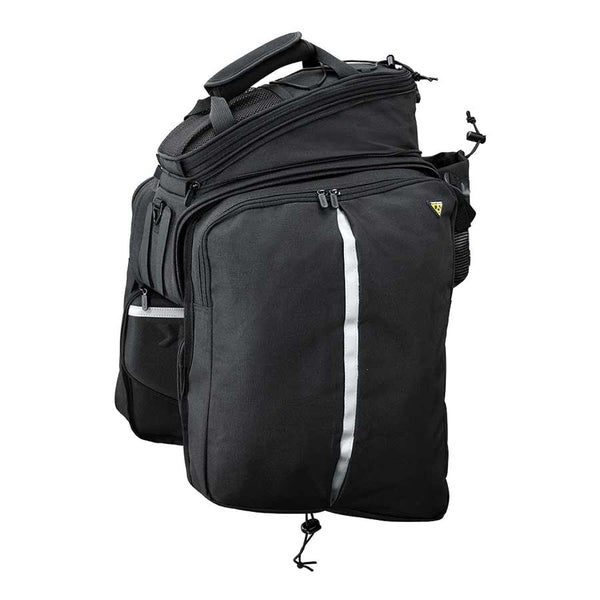 Topeak MTS Strap Mount TrunkBag DXP Rack Bag Expandable Panniers - 22.6 Liter BLK