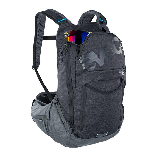 EVOC Trail Pro 16 Protector backpack 16L Carbon/Grey SM