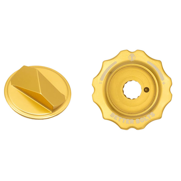 Better Bolts Fork Caps Fox Grip2/GripX2/GripX 34 Gold