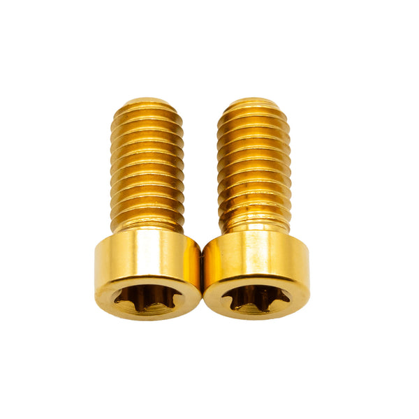 Better Bolts SRAM Matchmaker AXS Ti Mount Bolts Gold 2/Count
