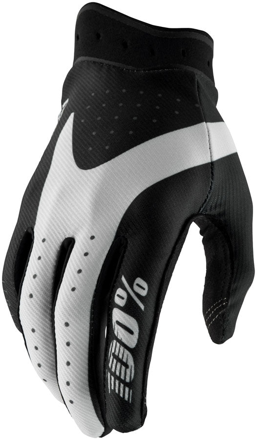 100% Itrack Gloves - Black Medium