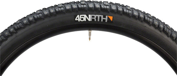 45NRTH Gravdal Tire - 26 x 2.0 Clincher Wire BLK 33 TPI 216 Carbide Steel Studs