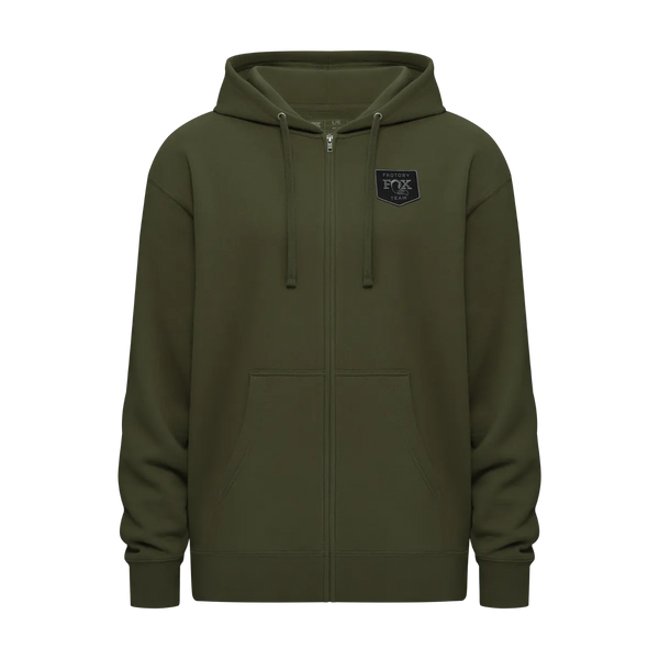 Thowback Zip-up Hoodie - Army / S