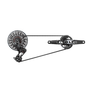 SRAM X0 T-Type Eagle V2 AXS Groupset 165mm Black