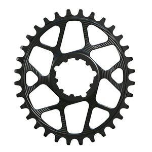 Works Components Oval Chainring SRAM 3-Bolt 30T Boost 3mm Blk