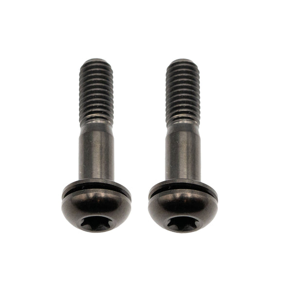 Better Bolts Titanium Flat Mount Bolt Kit 27mm Black 2/Count