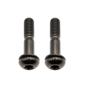 Better Bolts Titanium Flat Mount Bolt Kit 22mm Black 2/Count