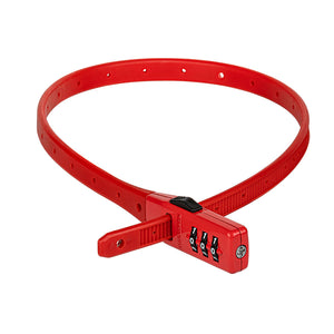 Kryptonite Click Lock Combo Cable lock Combination 10mm 45cm 1.5' Red