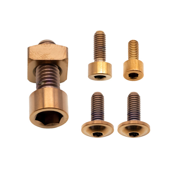 Better Bolts Fox 36 Fork Ti Bolt Kit 2021-2025 Grip Copper 6/Ct