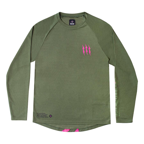 Muc-Off Riders LS Jersey Long Sleeves Men Green L