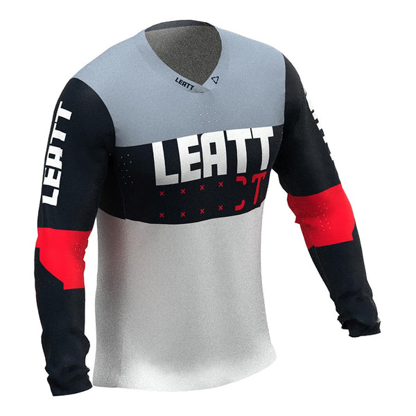 Leatt MTB Gravity 4.0 Jr Jersey Titanium S