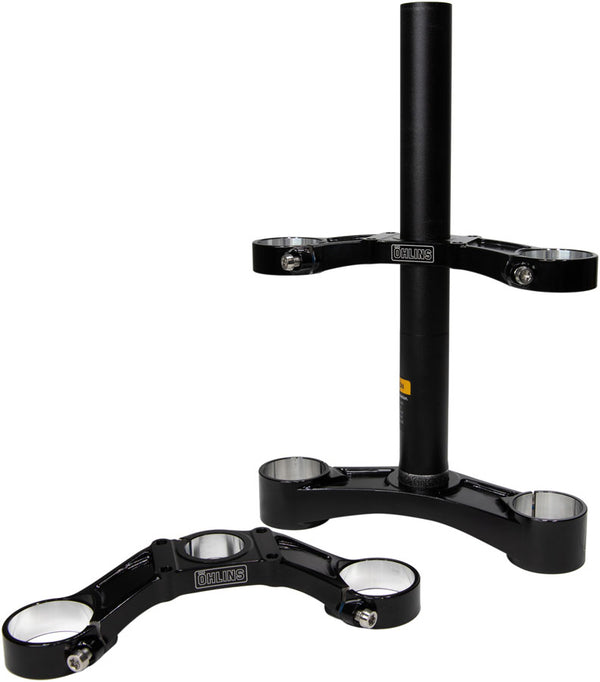 Ohlins DH38 Suspension Fork Crownset - 54mm Offset Flat Riser Upper Crowns Includes Fork Bumpers