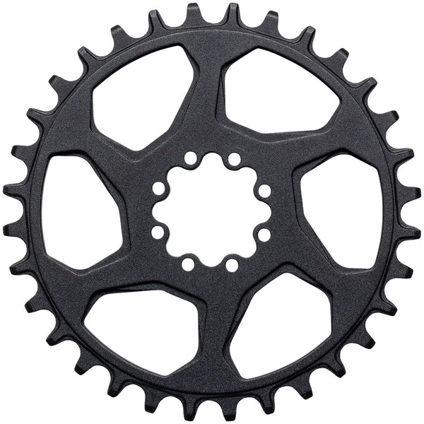 Samox Gold Direct Mount Chainring - 32t 8-Bolt 6mm Offset Aluminum Sandblast Anodized BLK