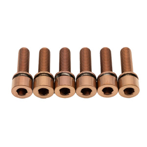 Better Bolts Industry Nine Ti Stem Bolt Kit Copper 6/Count
