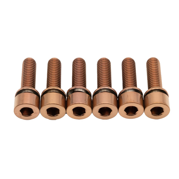 Better Bolts Industry Nine Ti Stem Bolt Kit Copper 6/Count