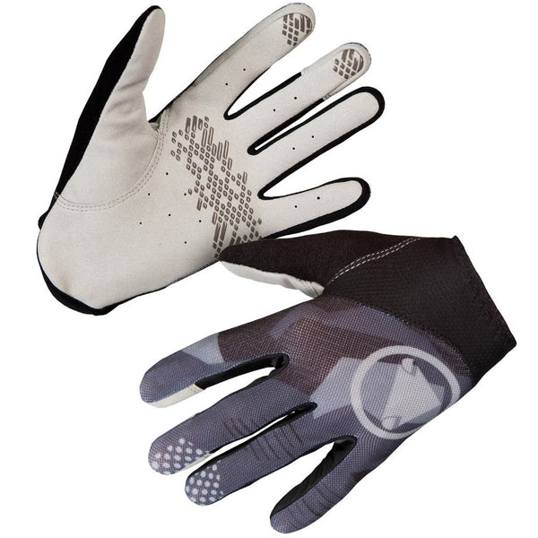Endura Hummvee Lite Icon Gloves Gray Camo M