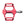 HT Components AR06 Cheetah Platform Pedals Body: Aluminum Spindle: Cr-Mo 9/16'' Red Pair