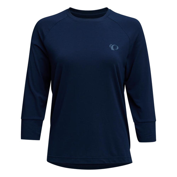 Women's Canyon Merino 3/4 Sleeve Jersey - Dark Navy / XS